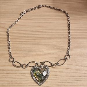 abalone sell Heart Pendant Necklace